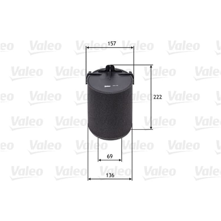 Valeo Luftfilter Audi Seat Skoda VW von VALEO