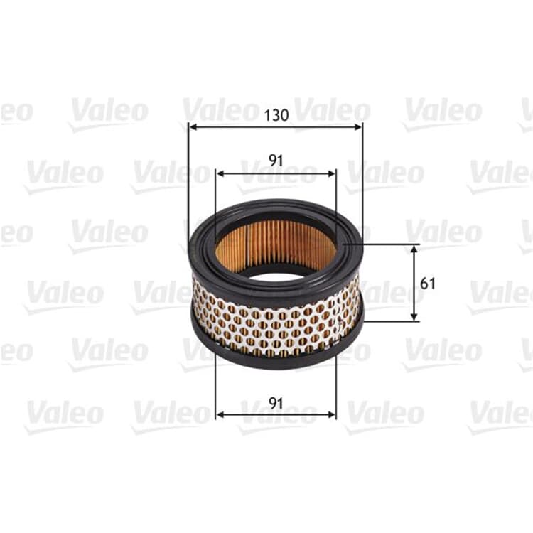 Valeo Luftfilter Citroen 2 Acadiane Dyane Lna Mehari von VALEO