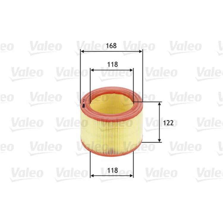 Valeo Luftfilter Citroen Lada Peugeot Talbot von VALEO