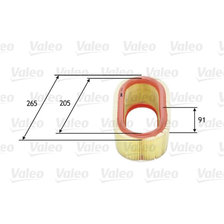 Valeo Luftfilter Dacia Lexus Renault von VALEO