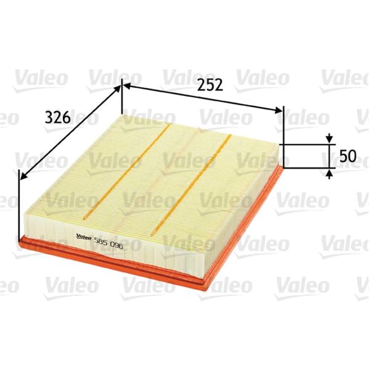 Valeo Luftfilter Fiat Croma Opel Signum Vectra von VALEO