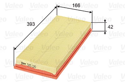 Valeo Luftfilter [Hersteller-Nr. 585120] für BMW von VALEO