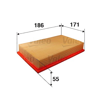 Valeo Luftfilter [Hersteller-Nr. 585314] für Fiat, Suzuki von VALEO