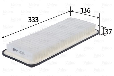 Valeo Luftfilter [Hersteller-Nr. 585465] für Aston Martin, Toyota von VALEO