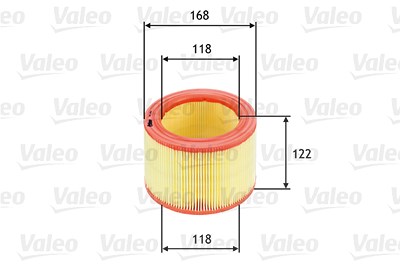 Valeo Luftfilter [Hersteller-Nr. 585600] für Citroën, Lada, Peugeot, Talbot von VALEO