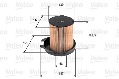 Valeo Luftfilter [Hersteller-Nr. 585603] für Citroën, Peugeot, Talbot von VALEO