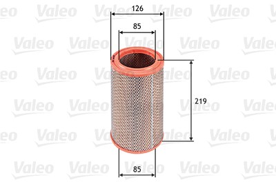 Valeo Luftfilter [Hersteller-Nr. 585609] für Renault, Jeep, Citroën von VALEO