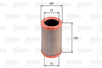 Valeo Luftfilter [Hersteller-Nr. 585613] für Renault, Nissan von VALEO