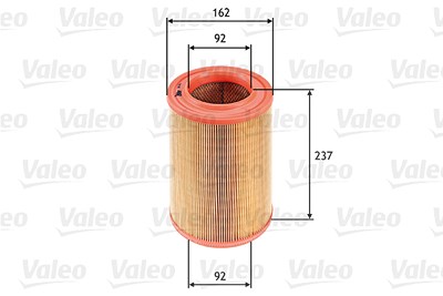 Valeo Luftfilter [Hersteller-Nr. 585645] für VW von VALEO