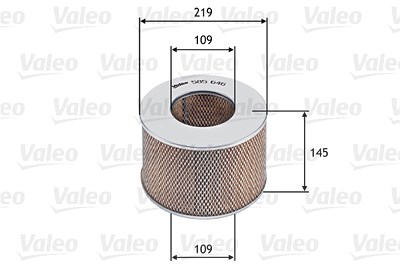 Valeo Luftfilter [Hersteller-Nr. 585646] für Toyota von VALEO