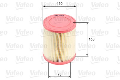 Valeo Luftfilter [Hersteller-Nr. 585676] für Audi von VALEO