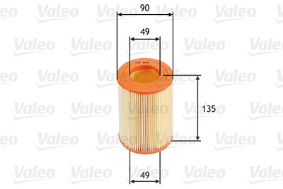 Valeo Luftfilter [Hersteller-Nr. 585681] für Smart von VALEO