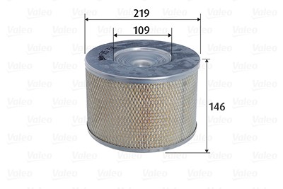 Valeo Luftfilter [Hersteller-Nr. 585756] für Toyota von VALEO