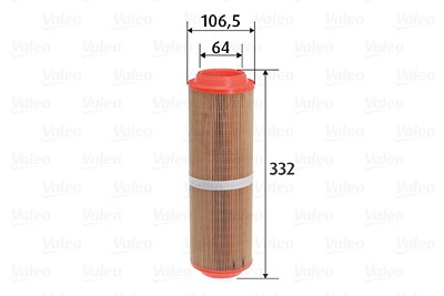 Valeo Luftfilter [Hersteller-Nr. 585757] für Mercedes-Benz von VALEO