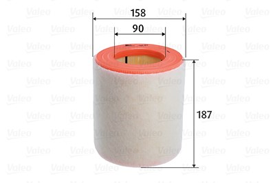 Valeo Luftfilter [Hersteller-Nr. 585763] für Audi von VALEO