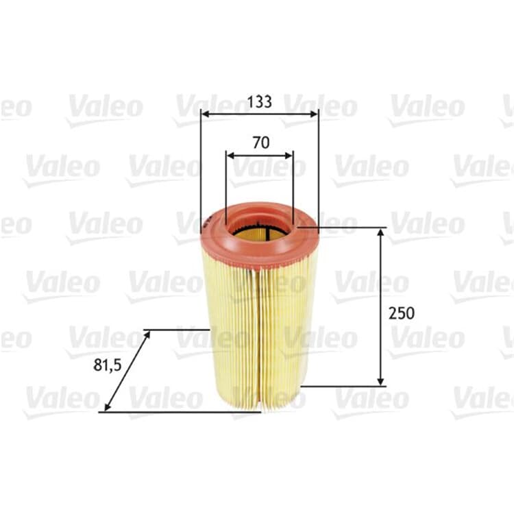 Valeo Luftfilter Mercedes von VALEO