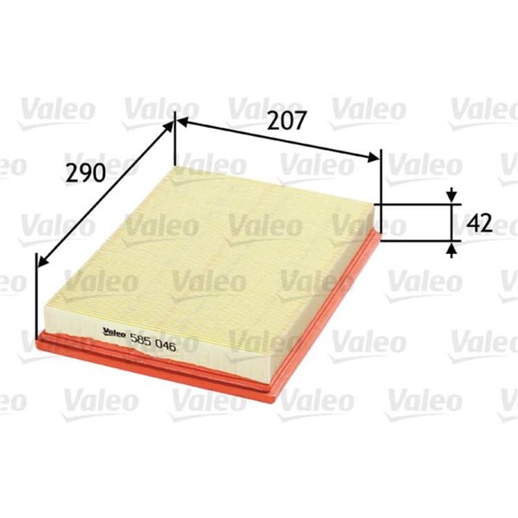 Valeo Luftfilter Opel Combo Corsa Meriva Tigra von VALEO