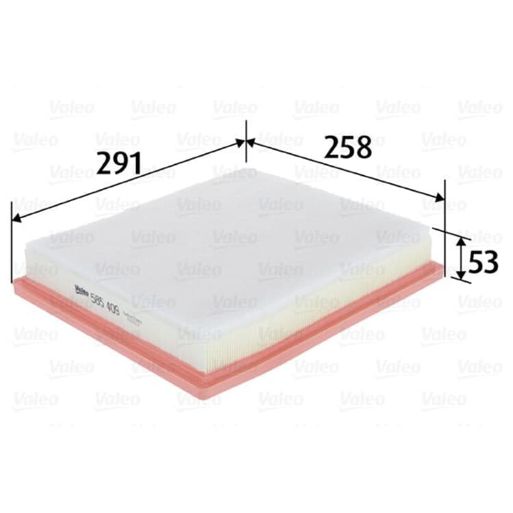 Valeo Luftfilter Opel Insignia Saab 9-5 von VALEO