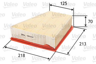 Valeo Luftfilter [Hersteller-Nr. 585004] für Skoda, VW, Seat von VALEO