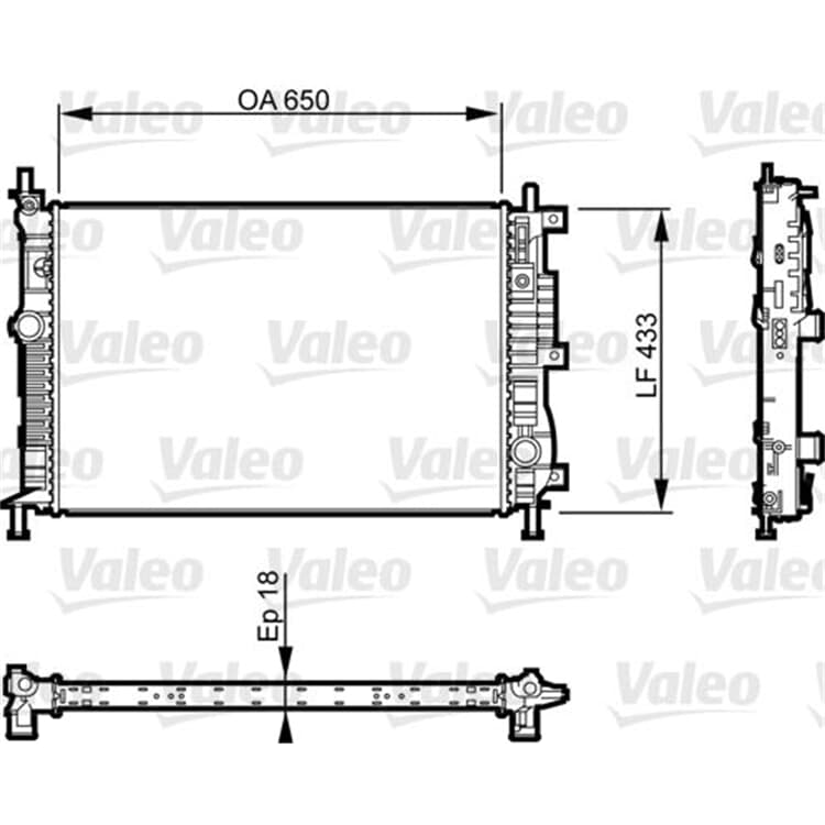 Valeo Motork?hler Citroen DS Fiat Opel Peugeot von VALEO