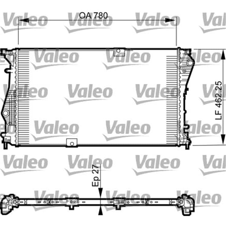 Valeo Motork?hler Opel Vivaro Renault Trafic von VALEO