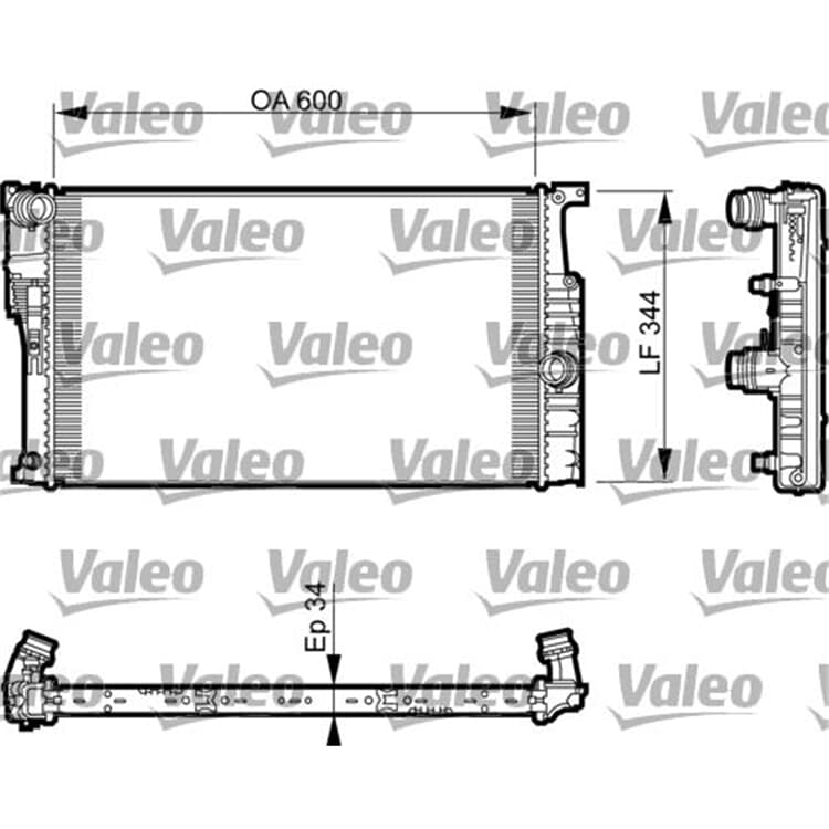 Valeo Motork?hler BMW 2er von VALEO