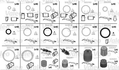 Valeo O-Ring-Reparaturset [Hersteller-Nr. 509189] von VALEO