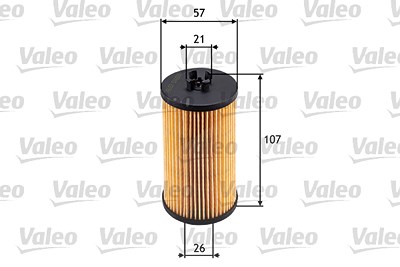 Valeo Ölfilter [Hersteller-Nr. 586531] für Alfa Romeo, Chevrolet, Fiat, Opel, Saab, Suzuki von VALEO