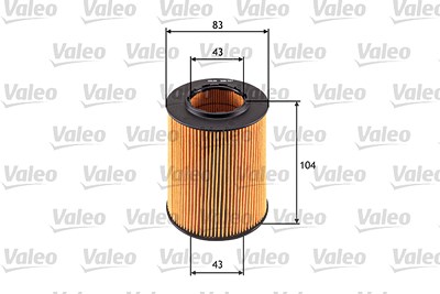 Valeo Ölfilter [Hersteller-Nr. 586527] für Alpina, BMW, Wiesmann von VALEO