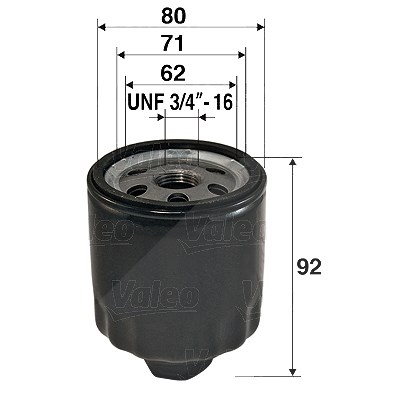 Valeo Ölfilter [Hersteller-Nr. 586009] für Audi, Seat, Skoda, VW von VALEO