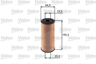 Valeo Ölfilter [Hersteller-Nr. 586502] für Audi, Ford, Seat, Skoda, VW von VALEO