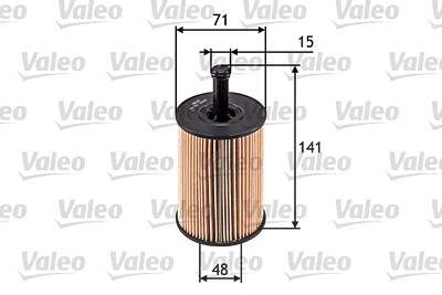 Valeo Ölfilter [Hersteller-Nr. 586506] für Audi, Chrysler, Dodge, Ford, Jeep, Mitsubishi, Seat, Skoda, VW von VALEO