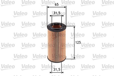 Valeo Ölfilter [Hersteller-Nr. 586552] für Audi, Seat, Skoda, VW von VALEO