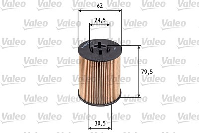 Valeo Ölfilter [Hersteller-Nr. 586539] für Cadillac, Opel, Saab von VALEO