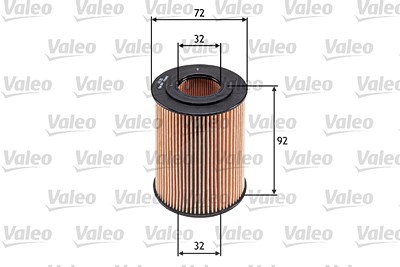 Valeo Ölfilter [Hersteller-Nr. 586568] für Chevrolet, Opel von VALEO