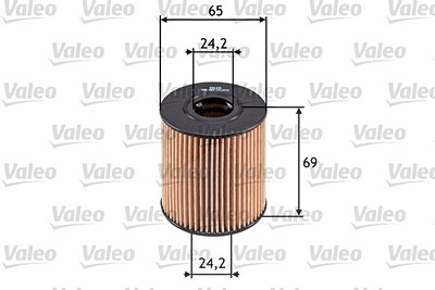 Valeo Ölfilter [Hersteller-Nr. 586503] für Ds, Toyota, Peugeot, Jaguar, Lancia, Land Rover, Opel, Mini, Citroën, Ford, Mitsubishi, Volvo, Fiat von VALEO