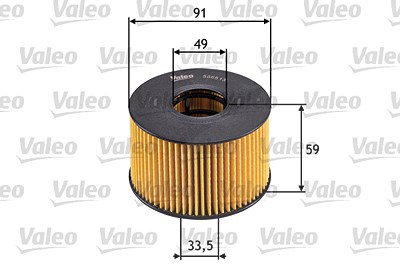 Valeo Ölfilter [Hersteller-Nr. 586513] für Ford, Jaguar, Ldv von VALEO