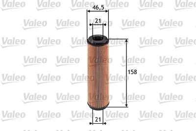 Valeo Ölfilter [Hersteller-Nr. 586515] für Mercedes-Benz von VALEO