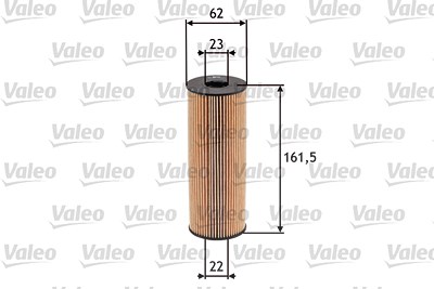 Valeo Ölfilter [Hersteller-Nr. 586517] für Gm Korea, Mercedes-Benz, Ssangyong, VW von VALEO