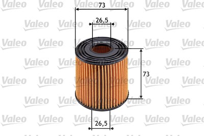 Valeo Ölfilter [Hersteller-Nr. 586523] für Nissan von VALEO