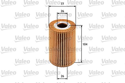 Valeo Ölfilter [Hersteller-Nr. 586532] für Nissan, Opel, Renault von VALEO