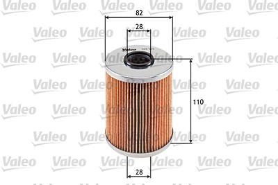 Valeo Ölfilter [Hersteller-Nr. 586535] für Alpina, BMW von VALEO