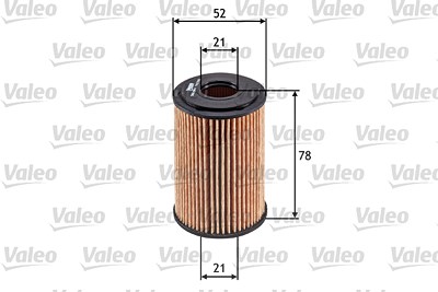 Valeo Ölfilter [Hersteller-Nr. 586544] für Mercedes-Benz von VALEO