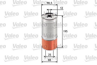 Valeo Ölfilter [Hersteller-Nr. 586546] für Mercedes-Benz von VALEO