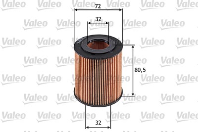 Valeo Ölfilter [Hersteller-Nr. 586551] für BMW von VALEO