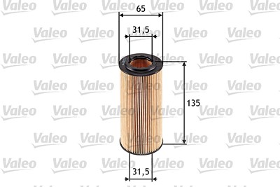 Valeo Ölfilter [Hersteller-Nr. 586553] für Mercedes-Benz von VALEO