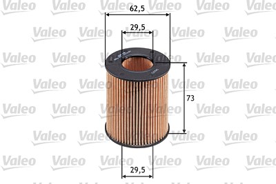 Valeo Ölfilter [Hersteller-Nr. 586554] für Ford, Mazda von VALEO