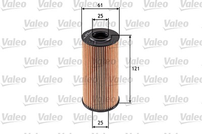 Valeo Ölfilter [Hersteller-Nr. 586578] für Hyundai, Kia von VALEO