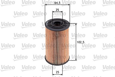 Valeo Ölfilter [Hersteller-Nr. 586579] für Hyundai, Kia von VALEO