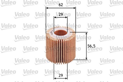 Valeo Ölfilter [Hersteller-Nr. 586581] für Daihatsu, Lexus, Toyota von VALEO